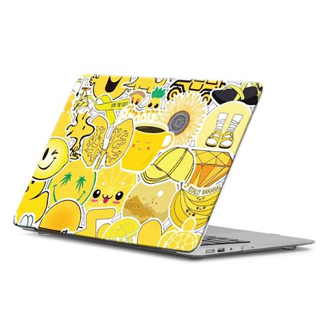 VVWV® Laptop Skin Vinyl Stickers for All Laptop Multicolour Yellow ...