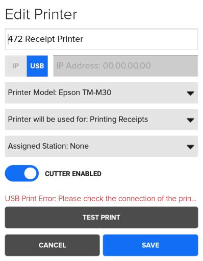 USB Printer Support Error 的图像结果