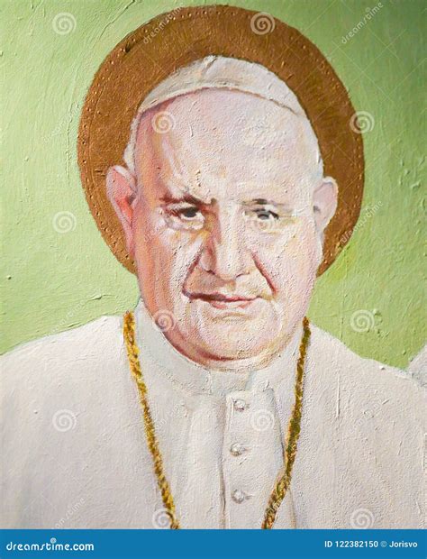 Fresco of Pope Saint John XXIII Editorial Image - Image of christian, pope: 122382150