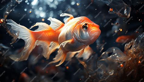 Underwater motion reveals the beauty of multi colored aquatic animals generated by artificial ...