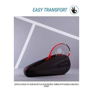 Buy Tennis Bag 100M - Black Online | Decathlon