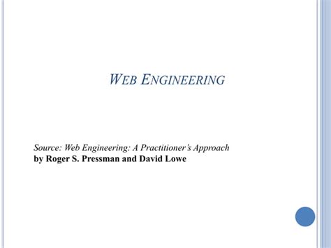 Image result for Web Engineering PDF
