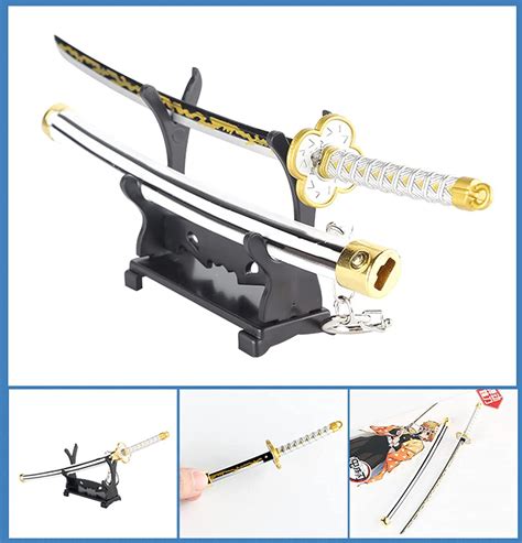 Buy Demon Slayer Sword Mini Katana Keychains Anime Figure Tanjiro For ...