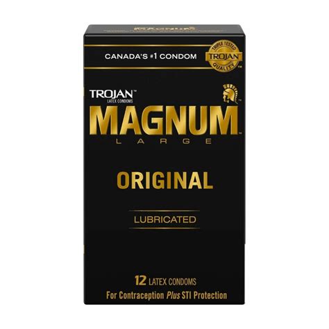 Buy Trojan Magnum Original Lubricated Condoms | Comfort & Safety