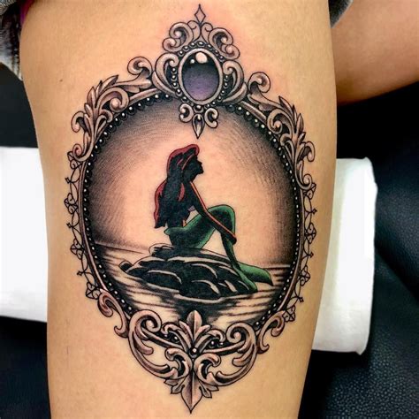 little mermaid tattoo ideas for females