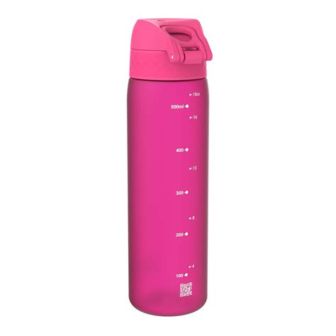 "Slim" water bottle, recyclon™, 500 ml, Pink - Ion8 | KitchenShop