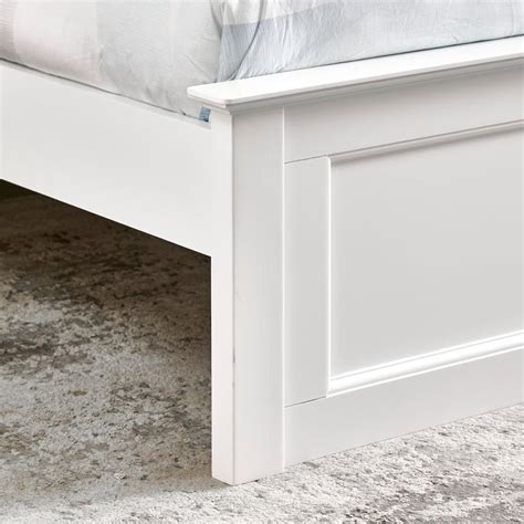 Buy Estate Curve Queen Bed - White from Home Centre at just INR 29999.0