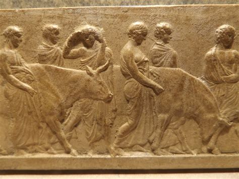 Greek art - Parthenon frieze /relief sculpture - Panathenaia Hecatomb ...