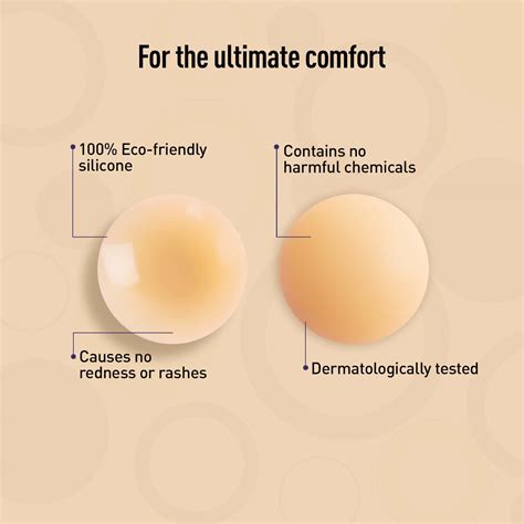 Buy SIRONA REUSABLE AND INVISIBLE SILICON NIPPLE COVERS FOR WOMEN ...
