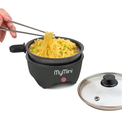 MyMini 5-inch Noodle Cooker & Skillet Electric Hot Pot, Blackberry (3.7 ...