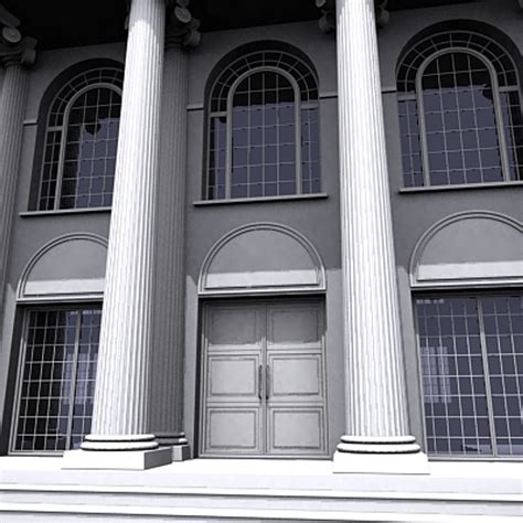 3DS Max Building Model 的图像结果