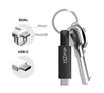 New inCharge All in One 3in1 - Ultra Portable Charging/Sync Keychain ...