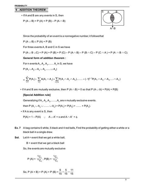Image result for Probability Class 11