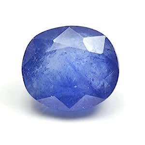 Rostak Blue Sapphire Ceylon Quality NEELAM Gemstone 5.25 Ratti / 4.72 ...