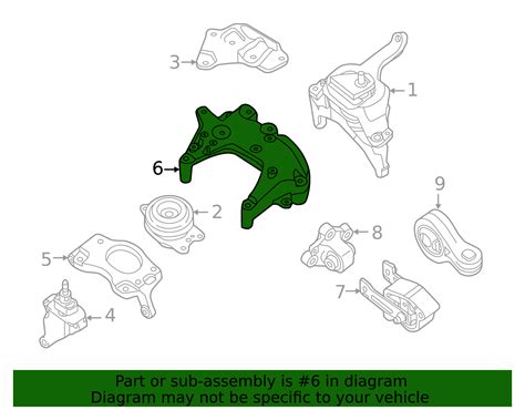 Nissan Engine Mount Bracket ? Secure Powertrain Support ? Part # 11231-3TS1A | AutoNation Parts