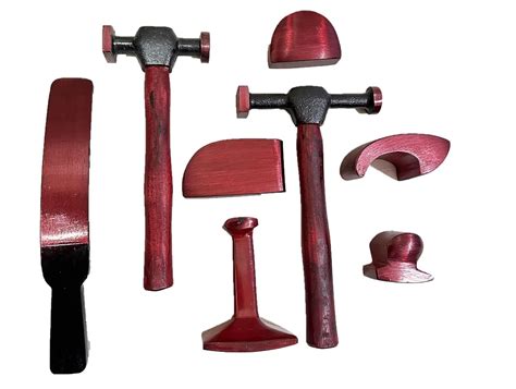 GIZMO Denting Kit Auto Body Fender Repair Hammer and Dolly Set of 8 ...