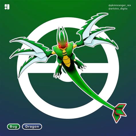 I did Flygon justice and turned it into a Bug/Dragon paradox ancestor ...