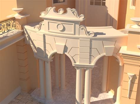 罗马别墅系列3D模型 - TurboSquid 1166860