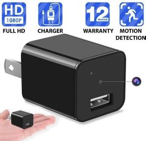 SIOVS Hidden USB Wall Charger Spy Camera with 1920P x 1080P HD Video ...
