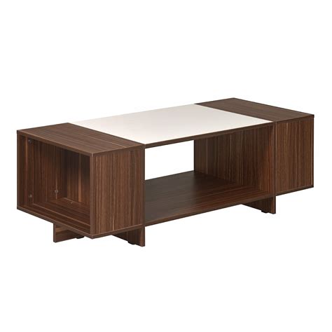 Nilkamal Carin Coffee Table (Walnut & Oak)