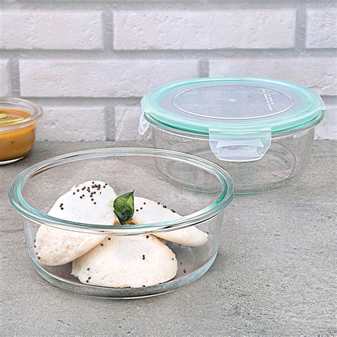 Buy La Opala Cook Serve Store 100% Borosilicate Glass Storage Container ...