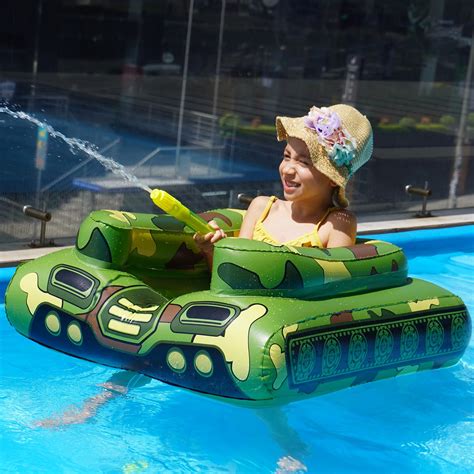 Amazon.com: Inflatable Tank Pool Floats Kids - Jasonwell Toddler Pool Floaties Swimming Pool ...
