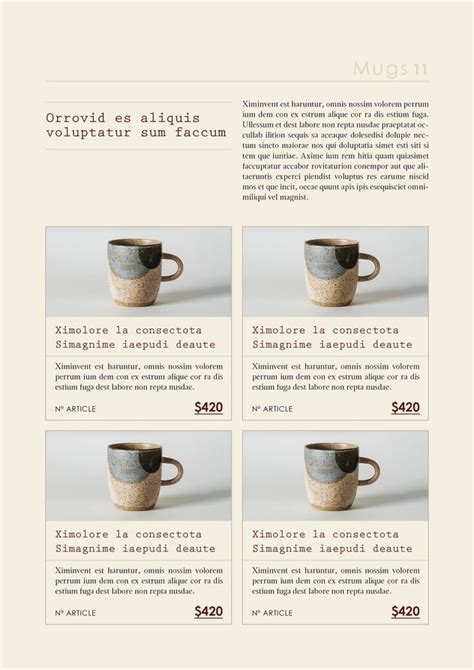 Image result for Product Guide Layout