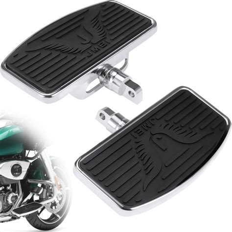 Amazon.com: Motorcycle Floorboards CNC Stretched Passenger Footboards ...