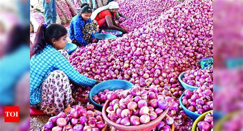 Onion Growers: Farmers prefer APMCs over agencies for selling onions ...