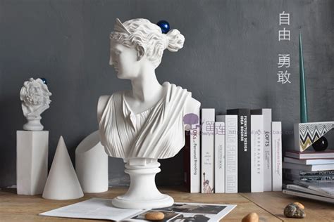 欧式现代 蓝球希腊人物雕像阿波罗摆件客厅玄关展台软装配饰摆台-雕塑-2021美间（软装设计采购助手）