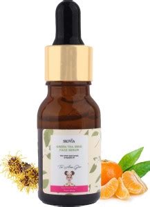 SKIVIA Green Tea Seed Face Serum with Witch Hazel & Mandarin Oil-Gives ...