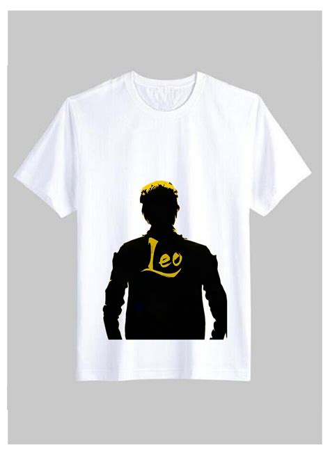 Thalapathy Vijay Leo Men's Round Neck Half Sleeve Regular Fit T Shirt ...