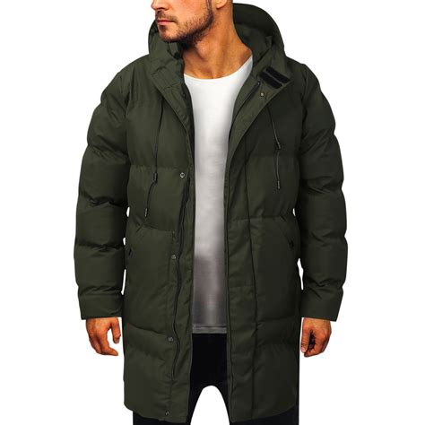 Vedolay Warm Winter Coats for Men Winter Parka Jacket Thick Outerwear ...