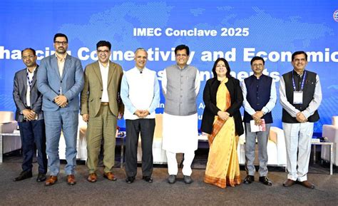 Piyush Goyal at India-Middle East-Europe Economic Corridor Conclave 2025