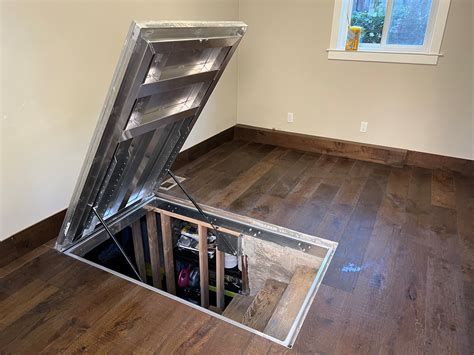 LuciGold Interior Floor Hatch | Lightweight Aluminum Access Door