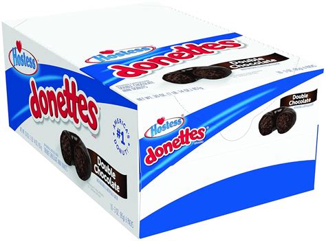 Amazon.com: Hostess Donettes Mini Donuts, Double Chocolate, 3 Ounce, 10 ...
