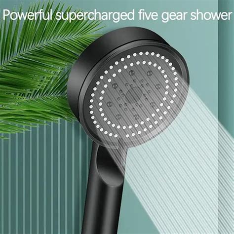 5 Mode HAND SHOWER High Pressure Multi Function Spray Handheld Shower ...