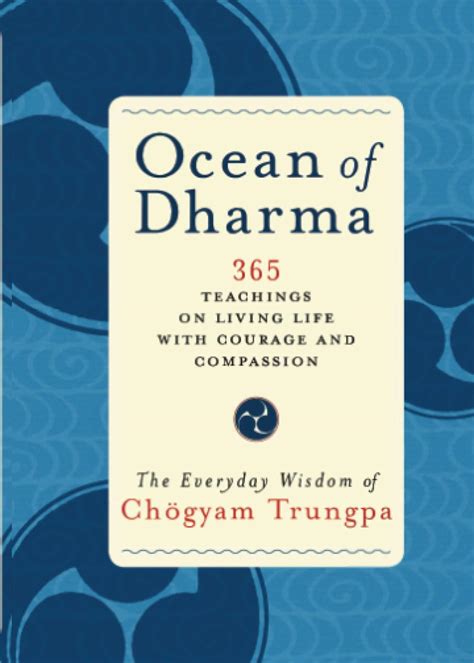 Buy Ocean of Dharma: The Everyday Wisdom of Chogyam Trungpa Book Online ...