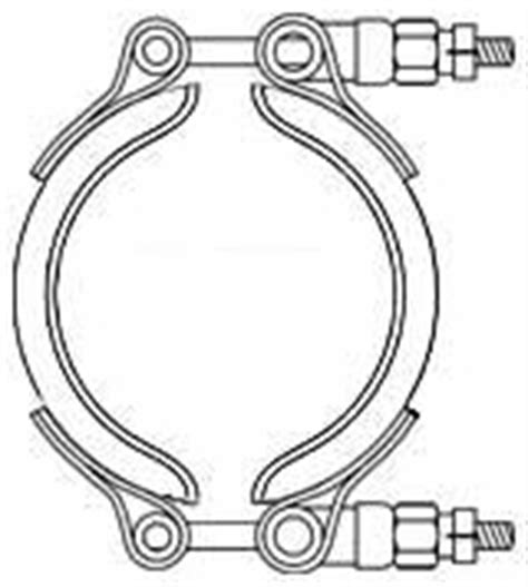 V Band Coupling Clamps, V Band Clamp With 2 Segment, V Band Clamp With ...