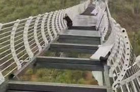 Image result for Man rescued dangling from bridge
