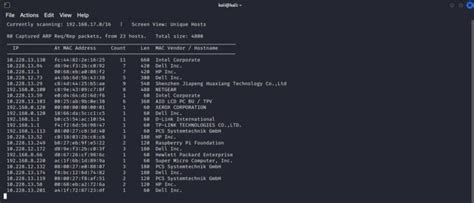 [Kali Linux] Live Host Identification with Netdiscover - Tech Hyme