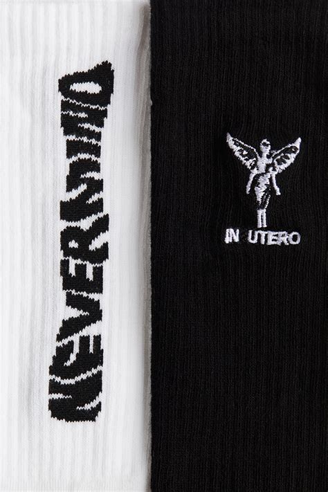 2-pack socks - White/Black - Men | H&M IN