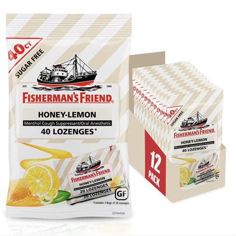 Buy Fisherman's Friend Cough Drops, Cough Suppressant and Sore Throat ...