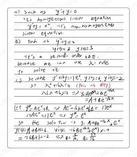 Image result for Homogeneous Equation vs Non-Homogeneous