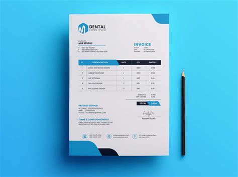 Free Corporate Invoice Template (PSD)