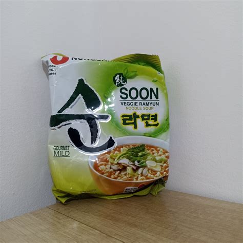Soon Veggie Ramyun Noodle Soup, Food & Drinks, Packaged & Instant Food ...