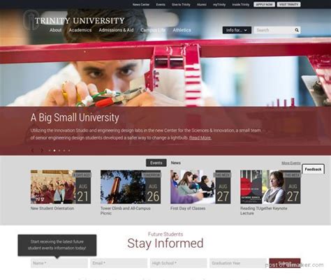 28个国外漂亮的大学网站设计欣赏(3)_Uimaker-专注于UI设计