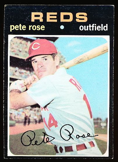 Lot Detail - 1971 Topps Bb- #100 Pete Rose, Reds