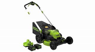 Image result for GreenWorks 25 Inch Mower