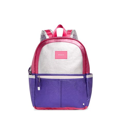 Kane Kids Travel Backpack Color Block Green/Navy